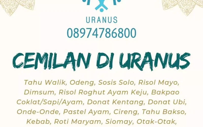 Apa Saja Cemilan yang Dijual di Uranus Frozen